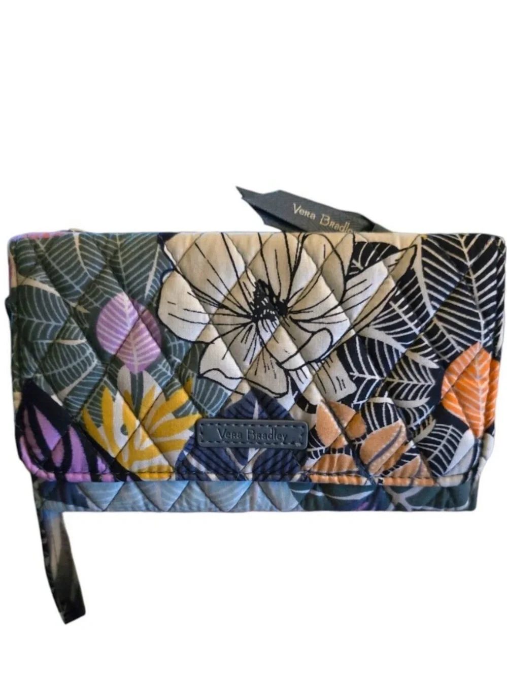 Vera Bradley Palm Floral Quilted Wallet